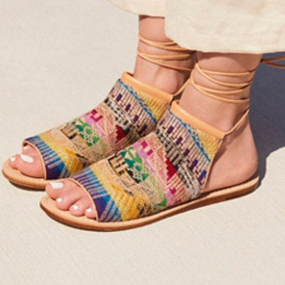 Anthropologie Shoes - New Free People Latigo Sand Dunes Boot Sandal